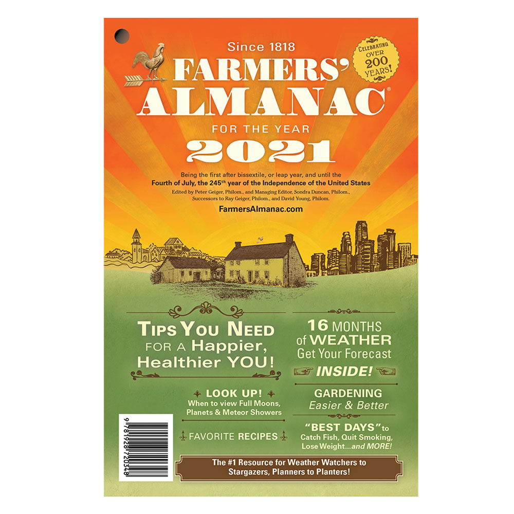 Farmers Almanac Best Days 2021 NEW! 2021 Farmers' Almanac   Farmers' Almanac Store