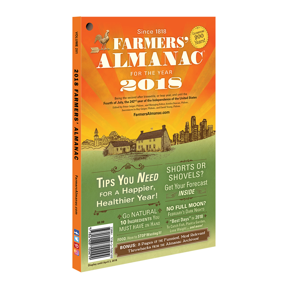 NEW! 2018 Farmers' Almanac Farmers' Almanac Store